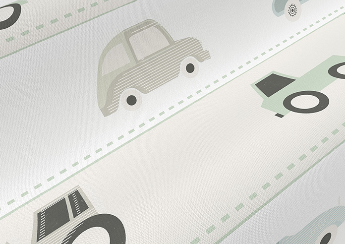 Brum Brum, Stone - Twist&Fit Roman Blind - Image 4